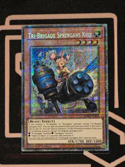 BPRO-EN025 Tri-Brigade Springans Kitt Starlight Rare 1st Ed YuGiOh - Image 1