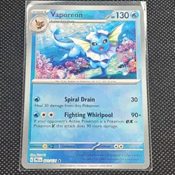 Vaporeon - 022/131 - Pokeball Holo - Prismatic Evolution - Pokemon Card - NM/M - Image 1