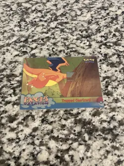 Pokemon TCG Trapped Charizard Pokemon Topps Pikachu's Vacation 51 Foil - Image 1