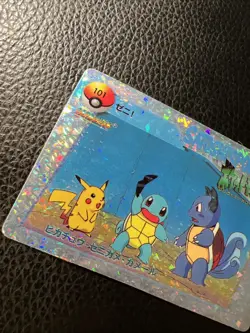 Squirtle 101 Pokemon Japanese Vintage Prism Vending Sticker Bandai Carddass 3 NM - Image 4
