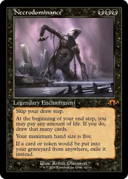 [Foil] Necrodominance (Retro Frame) (411) (Modern Horizons 3) - Combined - Image 1