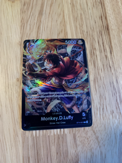 Monkey.D.Luffy Leader ST14-001 Starter Deck 14: 3D2Y Foil LP One Piece Card - Image 1
