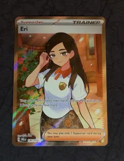 Eri - 136/131 - Pokemon Prismatic Evolutions Full Art Ultra Rare NM - Image 1