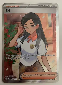 Eri 136/131 Pokemon TCG Prismatic Evolutions Full Art Ultra Rare NM - Image 1
