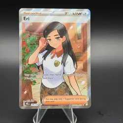 Pokemon TCG: Eri 136/131 Full Art Trainer Ultra Rare, Prismatic Evolutions - NM - Image 1
