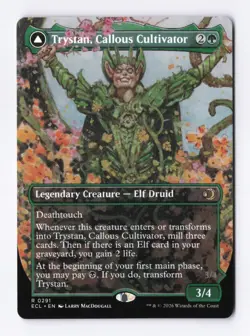 Trystan, Callous Cultivator (Borderless) 0291 (R) MTG Lorwyn Eclipsed (ECL) - Image 1