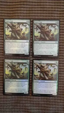 Magic: the Gathering / MtG Foil Scurry Oak x4 Modern Horizons 2 - Image 1