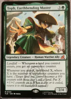 Toph, Earthbending Master: Mtg NM - Image 1