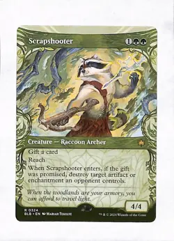 Magic MTG Bloomburrow BLB Scrapshooter Foil 0324 - Image 1