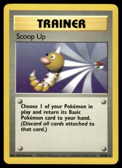 Pokemon TCG Base Set #078/102 Scoop Up HP - Image 1