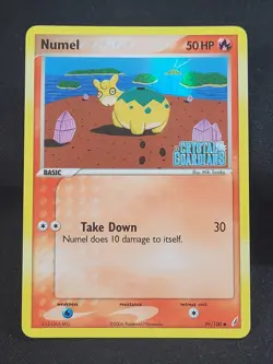 Pokemon TCG Numel 59/100 Crystal Guardians Reverse Holo Stamped LP - Image 1