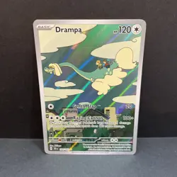 Pokemon Drampa 184/162 SV05: Temporal Forces Illustration Rare Holo - Image 1