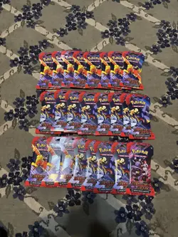 Destined Rivals Pokemon Sleeved Booster Packs LOT OF 24 (New/ Factory Sealed) - Image 1