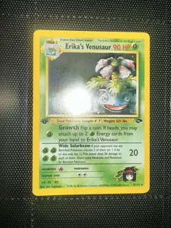 Pokemon TCG - Gym Challenge Erika’s Venusaur 1st Edition Holo Rare 4/132 NM-Mint - Image 2