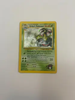 Erika's Venusaur 4/132 Pokemon Gym Challenge Unlimited Holo Rare PICTURES NM-LP - Image 1