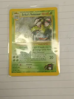 Pokemon TCG Erika's Venusaur Gym Challenge Holo Card 4/132 - Image 1