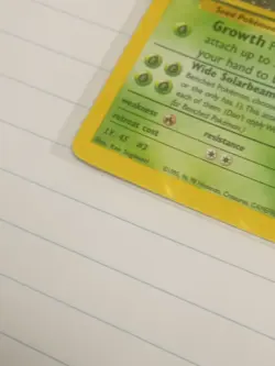 Pokemon TCG Erika's Venusaur Gym Challenge Holo Card 4/132 - Image 4