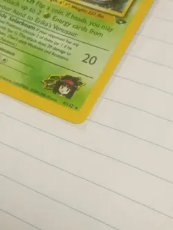 Pokemon TCG Erika's Venusaur Gym Challenge Holo Card 4/132 - Image 5