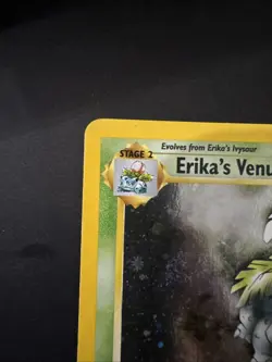 Erika’s Venusaur 4/132 Holo Rare Gym Challenge WOTC 2000 Pokemon Card - Image 2