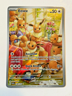 EeveeHolo 188/167 Sv06 Twilight Masquerade Illustration Rare Pokemon TCG NM - Image 1