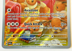 EeveeHolo 188/167 Sv06 Twilight Masquerade Illustration Rare Pokemon TCG NM - Image 4
