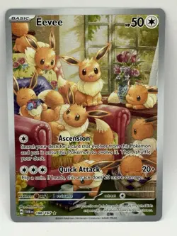 Eevee #188/167 Illustration Rare SV06: Twilight Masquerade Pokemon TCG - Image 3