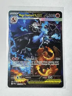 2025 Pokemon ME Phantasmal Flames Mega Charizard X ex SIR 125/094 NM/Pack Fresh - Image 5
