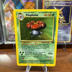 Pokemon TCG Vileplume 15/64 Holo Rare Jungle Card LP Condition - Image 1