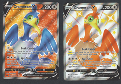 Pokemon TCG Cramorant V Full Art & Shiny Vault Promo English Card Lot NM-M - Image 1