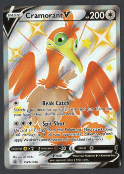 Pokemon TCG Cramorant V Full Art & Shiny Vault Promo English Card Lot NM-M - Image 4
