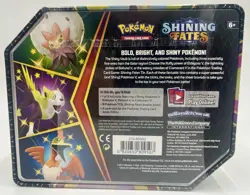 Pokemon TCG Shining Fates trio lot - 2 Shiny Vault tins & 1 Mad Party Pin Clctn. - Image 4