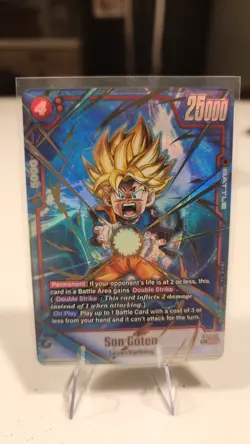 Bandai Son Goten FB03-124 Foil Battle Card Dragon Ball Super Card Game - Image 1