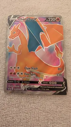 Charizard V SWSH050 SWSH: Sword & Shield Promo Cards Holo Mint! - Image 1