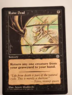 Raise Dead - Portal: Second Age - Magic the Gathering MTG Nice! - Image 1
