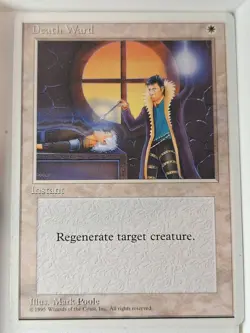 Death Ward - 4th Edition Core Set - Magic the Gathering MTG Nice! - Image 1