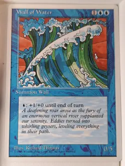 Wall of Water - 4th Edition Core Set - Magic the Gathering MTG Nice! - Image 1