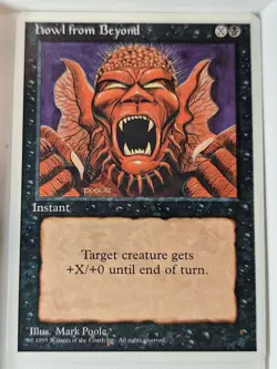 Howl from Beyond - 4th Edition Core Set - Magic the Gathering MTG Nice! - Image 1