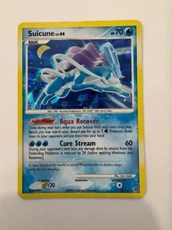 Pokemon TCG Suicune Secret Wonders 19/132 Cracked Ice Holo Rare - Image 1