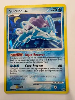 Pokemon TCG Suicune Secret Wonders 19/132 Cracked Ice Holo Rare - Image 2