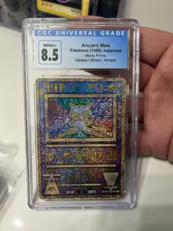 Pokemon Movie Promo ""Nintedo"" Error Ancient Mew CGC NM/Mint 8.5 - Image 2
