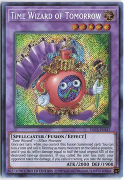 Yugioh - Time Wizard of Tomorrow DLCS-EN147 Limited - Dragons of Legend: The Com - Image 1