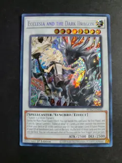 Ecclesia and the Dark Dragon BPRO-EN041 Secret Rare Yugioh Burst Protocol - Image 1