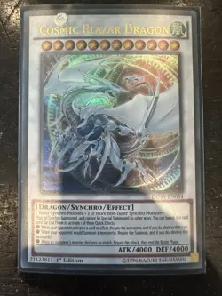 Cosmic Blazar Dragon - DUSA-EN034 - Ultra Rare - 1st Edition Yugioh - Image 1