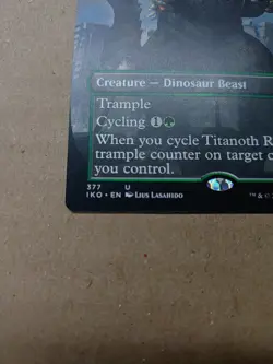 Godzilla, Primeval Champion (Titanoth Rex) IKO #377 Non-Foil Full Art NM - Image 2