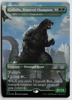 Godzilla, Primeval Champion - Titanoth Rex U Ikoria: Lair of Behemoths 377 LP - Image 1