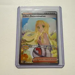 Pokemon Lillie’s Determination 184/132 Full Art Trainer - Secret Rare NM - Image 1