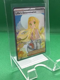 Lillie's Determination 184/132 Full Art Secret Rare Pokemon Card Near Mint - Image 2