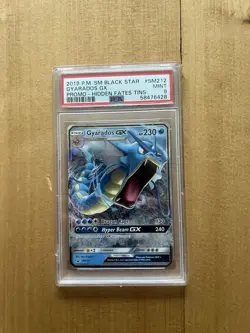 Gyarados GX SM212 - Pokemon TCG - Sun & Moon - Black Star Promo - PSA 9 - Image 1