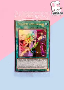 Yu-Gi-Oh! Karte Verlockende Spiegelanordnung LART-DE028 Trading Card Promo NEU - Image 1
