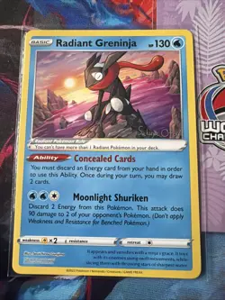 Radiant Greninja Pokemon World Championships 2024 Honolulu Sakuya Ota Stamp Card - Image 2